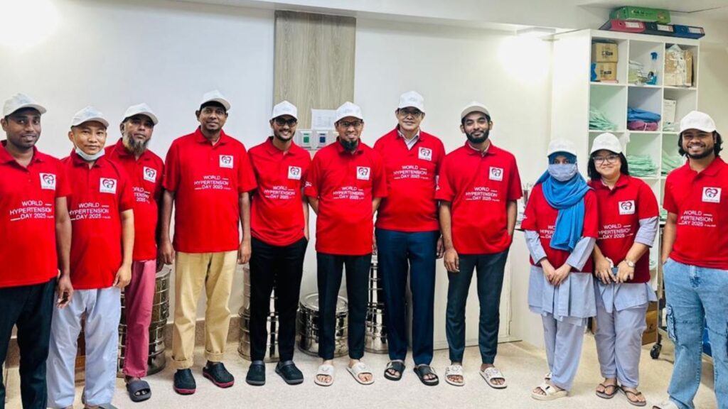 সিএসসিআর কার্ডিয়াক এর উদ্যোগে বিশ্ব উচ্চ রক্তচাপ দিবস পালিত হয়েছে